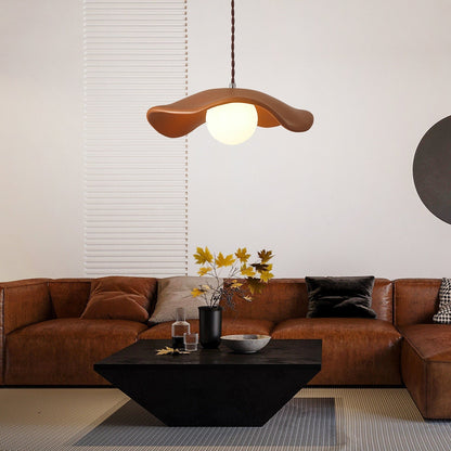 Modern hattformad takpendel i resin minimalistisk design för sovrum matsal