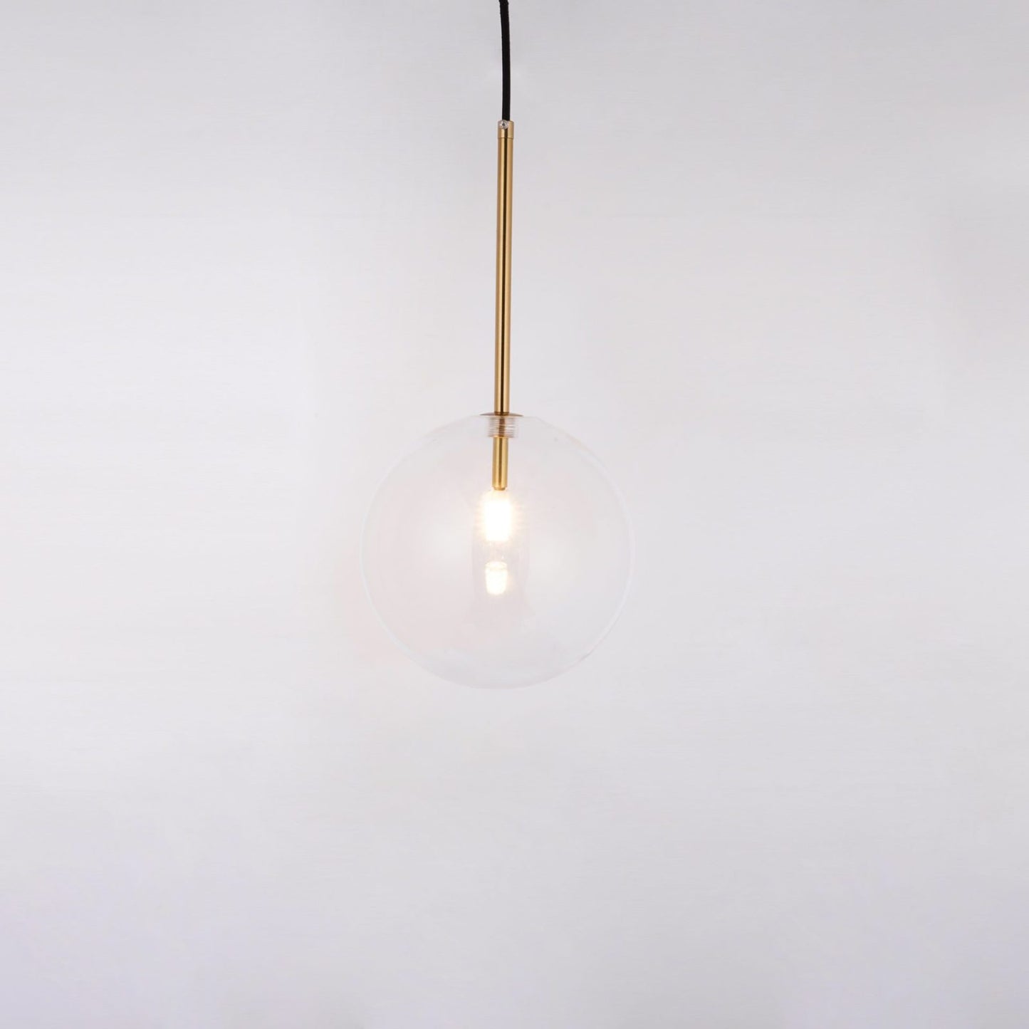 Modern glasboll pendellampa LED taklampa för matsal sovrum kök