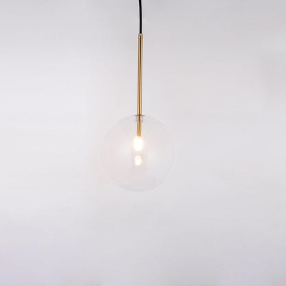 Modern glasboll pendellampa LED taklampa för matsal sovrum kök