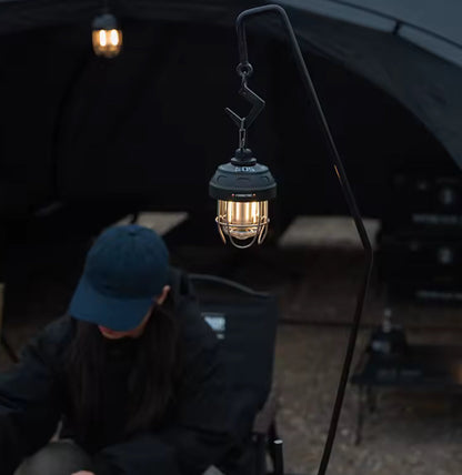 Campinglampa med lång batteritid USB laddning och dimbar LED belysning för utomhusbruk