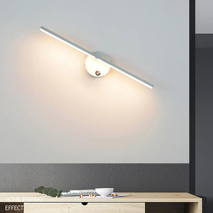 Modern vägglampa i aluminium med LED-belysning