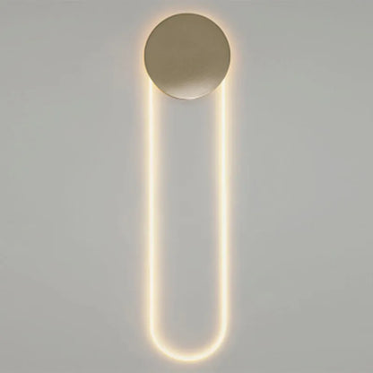 Modern nordisk vägglampa i metall – elegant LED-belysning för sovrum, vardagsrum och hotell