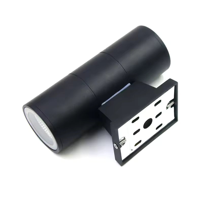 Twinbeam | IP65 dubbelhuvud LED vägglampa cylinderformad med ljus upp och ner