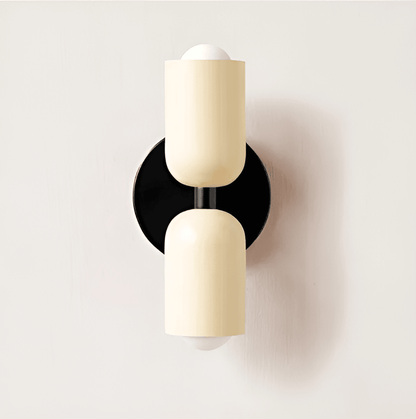 Modern rund vägglampa med LED belysning och elegant design för sovrum vardagsrum och hall