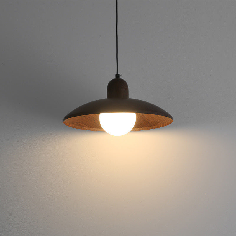 Japansk retro pendellampa i metall med LED för kök matsal vardagsrum bar