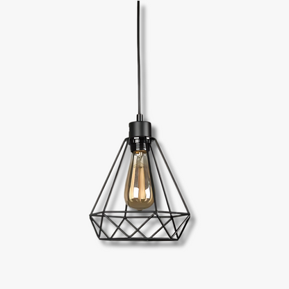 Livo | Industriell taklampa i järn med geometrisk design och modern stil