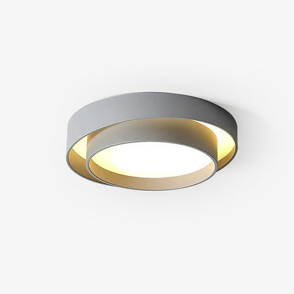 Modern Cylinderformad LED Taklampa i Metall och Akryl – Minimalistisk Plafond för Inomhusbelysning