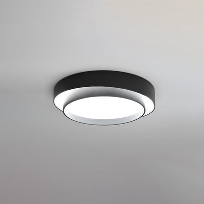 Modern Cylinderformad LED Taklampa i Metall och Akryl – Minimalistisk Plafond för Inomhusbelysning