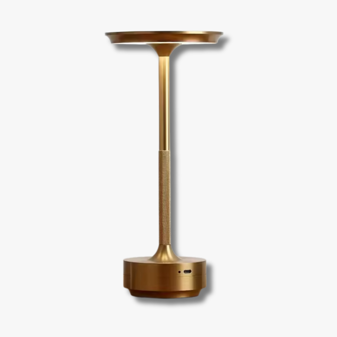Lumo | Modern trådlös bordslampa i aluminium med elegant design
