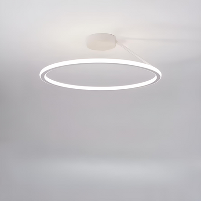 Modern LED-taklampa med cirkelformad design