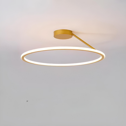 Modern LED-taklampa med cirkelformad design