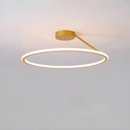 Modern LED-taklampa med cirkelformad design