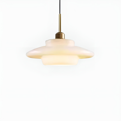 Minimalistisk pendellampa i glas för matsal, vardagsrum och sovrum
