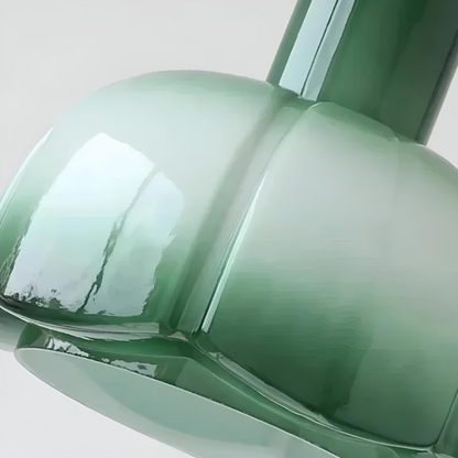 Nordisk pendellampa i färgat glas med justerbar höjd för kök matsal sovrum