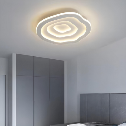Modern LED taklampa med vågformad design för vardagsrum och sovrum