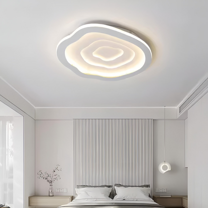 Modern LED taklampa med vågformad design för vardagsrum och sovrum