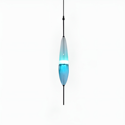 Modern pendellampa i glas med gradient design för vardagsrum och matsal