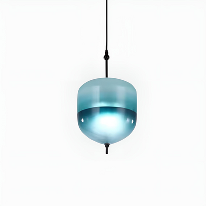 Modern pendellampa i glas med gradient design för vardagsrum och matsal