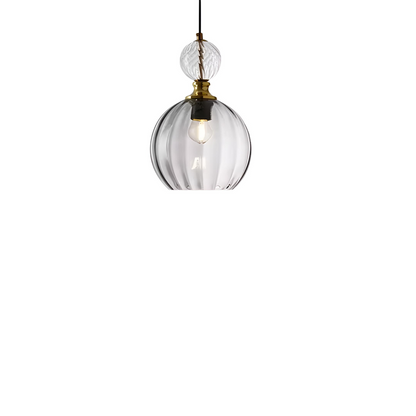 Färgglad glasboll pendellampa – exklusiv nordisk design för matsal och vardagsrum