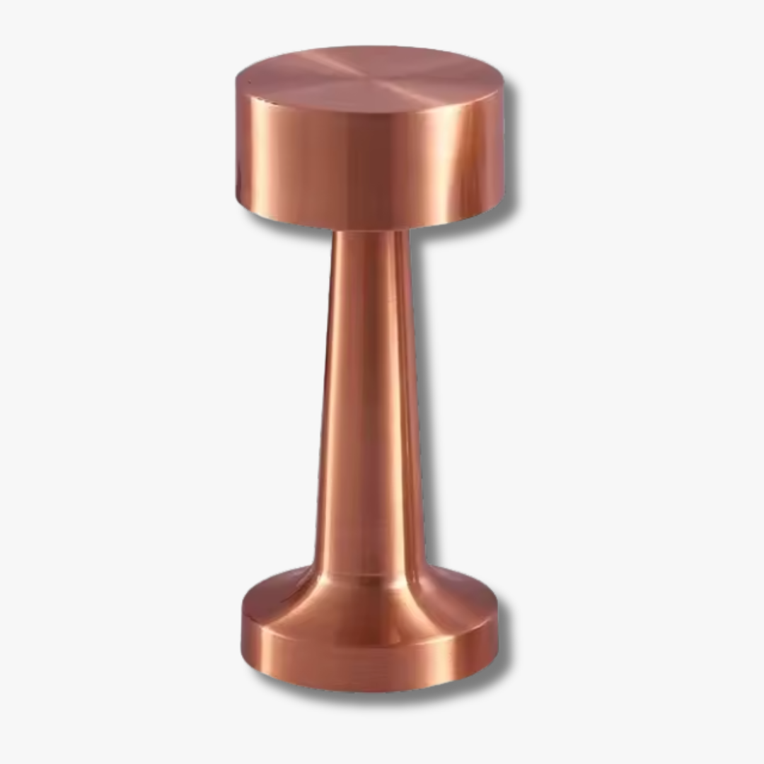 Auriel | Trådlös bordslampa i metall med vintagekänsla och elegant design