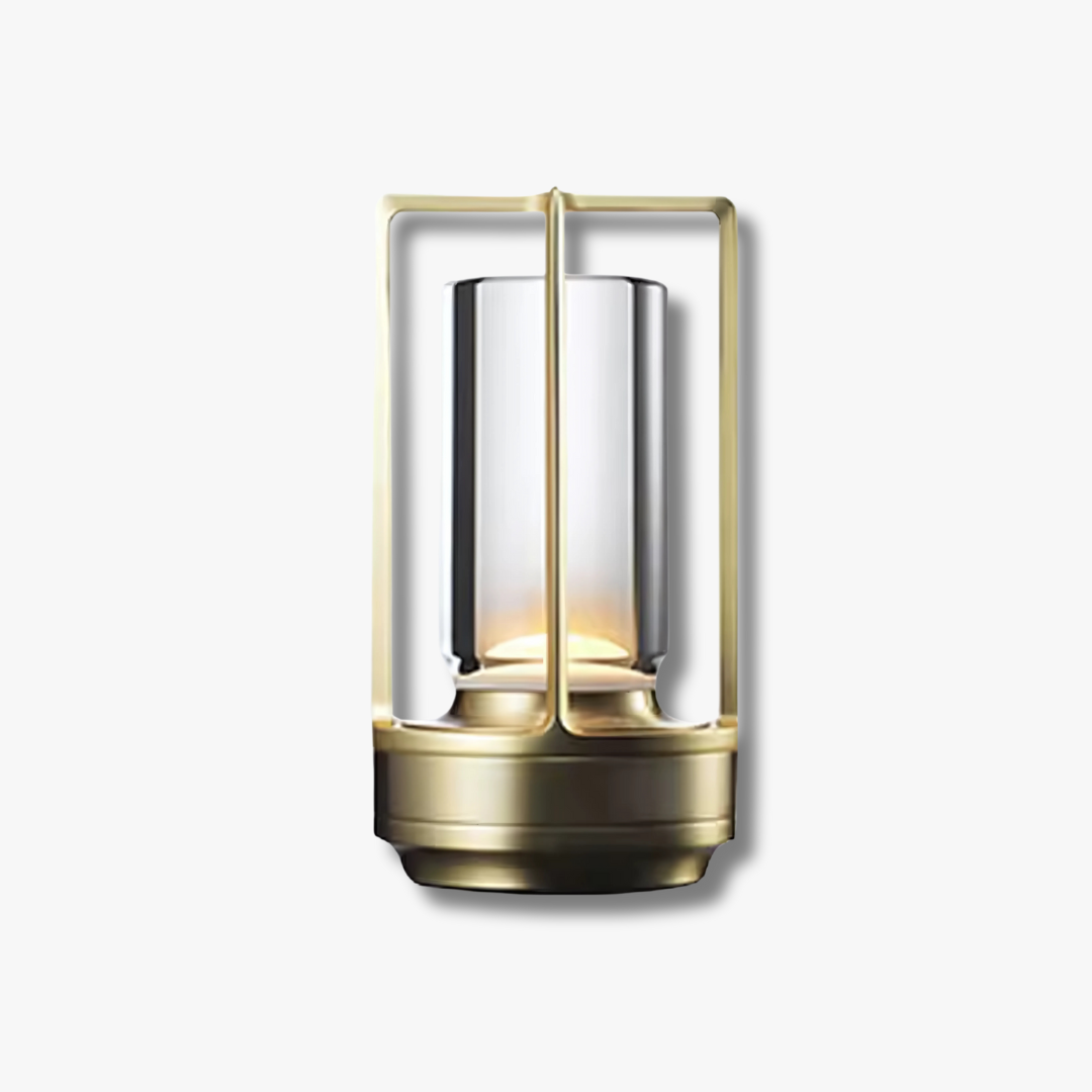Virello | Kristallinspirerad LED-bordslampa i aluminium med modern design