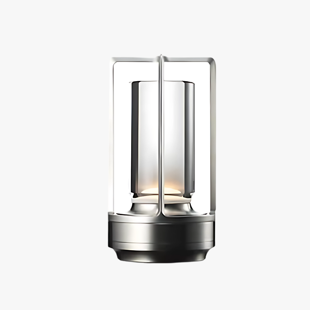 Virello | Kristallinspirerad LED-bordslampa i aluminium med modern design