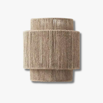 Ravela | Vägglampa med rustik design i hamparep och stilfull karaktär