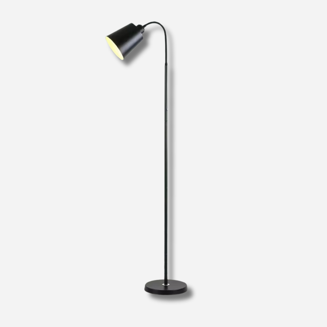 Veylo | Modern golvlampa med justerbar svanhals för läsning och heminredning