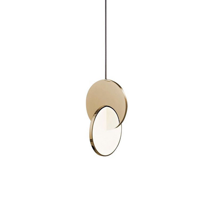 Nordisk LED pendellampa i dubbel rund design för matsal vardagsrum kök och hall