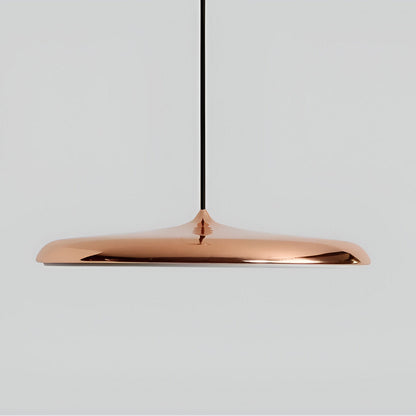Modern pendellampa i metall med UFO-inspirerad design för matsal kök bar