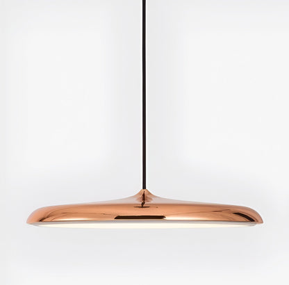 Modern pendellampa i metall med UFO-inspirerad design för matsal kök bar