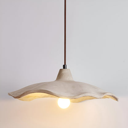 Nordisk cementpendel blomformad taklampa i wabi-sabi stil för hem och hotell