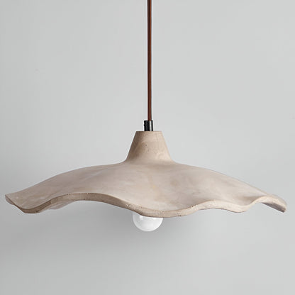 Nordisk cementpendel blomformad taklampa i wabi-sabi stil för hem och hotell