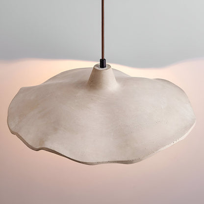 Nordisk cementpendel blomformad taklampa i wabi-sabi stil för hem och hotell