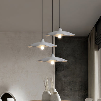 Nordisk cementpendel blomformad taklampa i wabi-sabi stil för hem och hotell