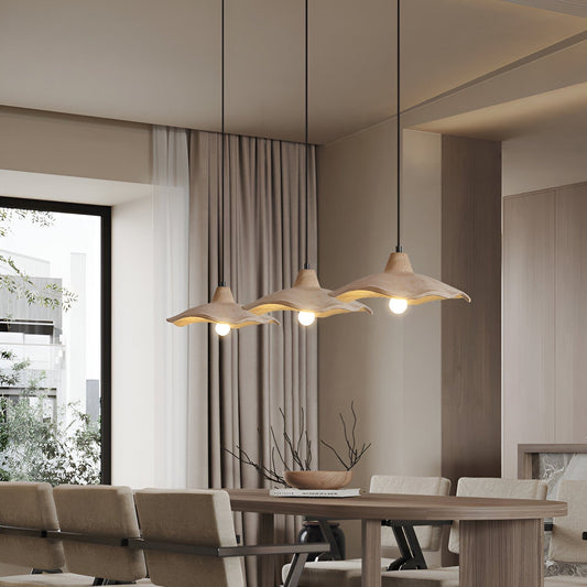 Nordisk cementpendel blomformad taklampa i wabi-sabi stil för hem och hotell