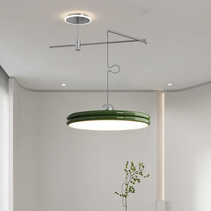 Nordisk LED taklampa med svängbar arm och justerbar höjd för matsal vardagsrum kök