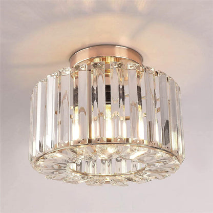 Elegant Kristall Taklampa – Modern Flush Mount Plafond för Inomhusbelysning
