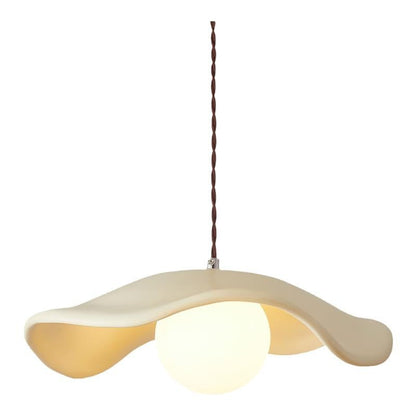Modern hattformad takpendel i resin minimalistisk design för sovrum matsal