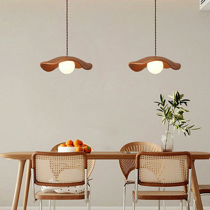 Modern hattformad takpendel i resin minimalistisk design för sovrum matsal
