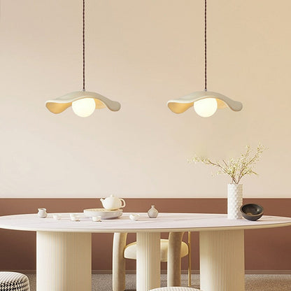 Modern hattformad takpendel i resin minimalistisk design för sovrum matsal