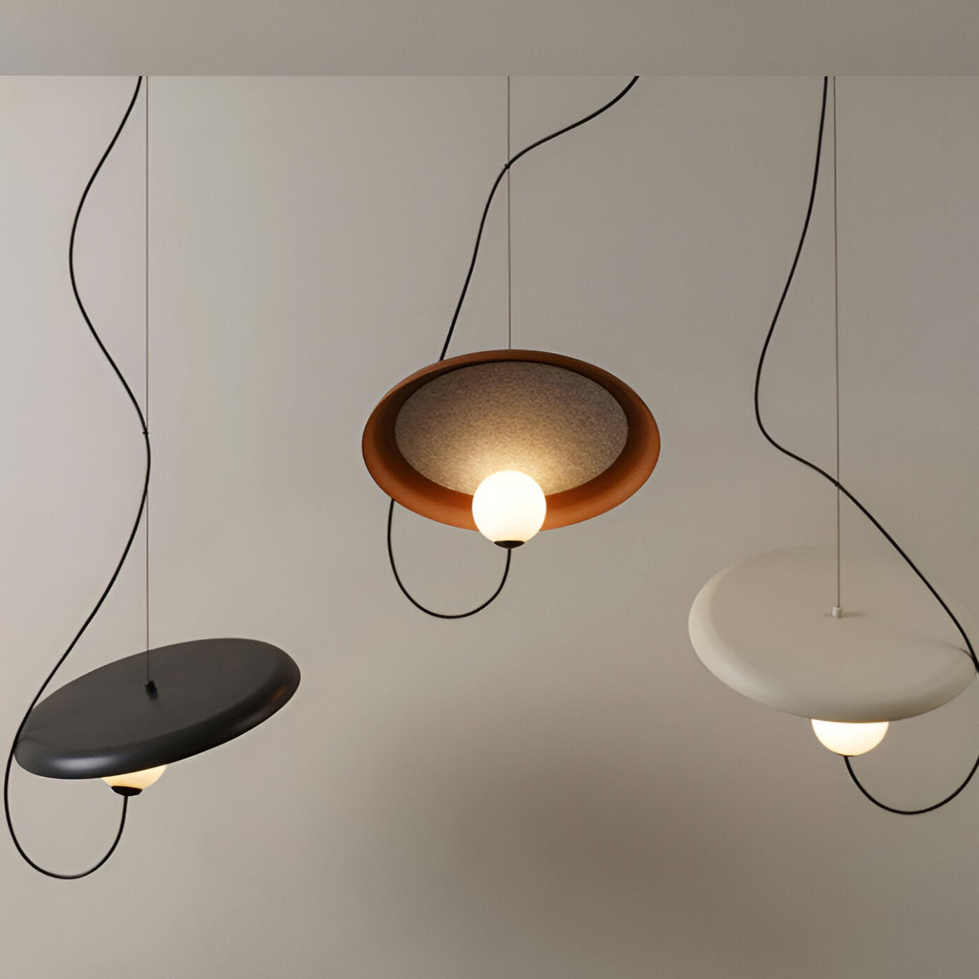 Modern justerbar LED pendellampa i metall för matsal sovrum kök