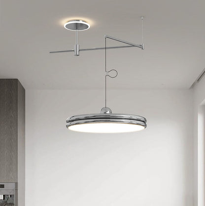 Nordisk LED taklampa med svängbar arm och justerbar höjd för matsal vardagsrum kök