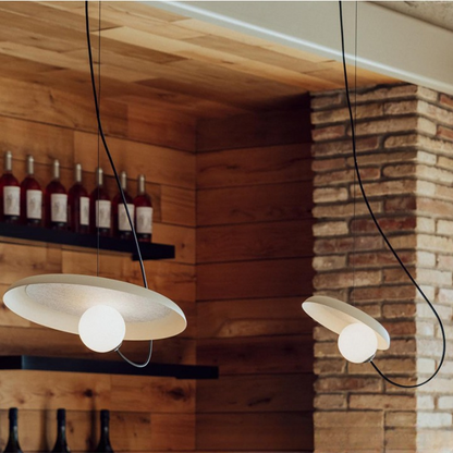Modern justerbar LED pendellampa i metall för matsal sovrum kök