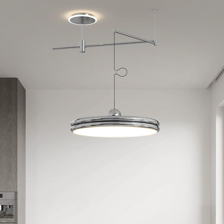 Nordisk LED taklampa med svängbar arm och justerbar höjd för matsal vardagsrum kök
