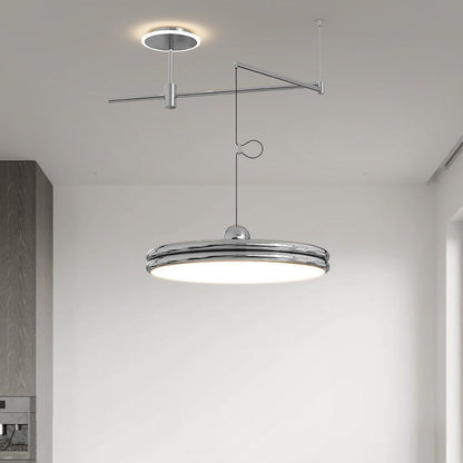 Nordisk LED taklampa med svängbar arm och justerbar höjd för matsal vardagsrum kök