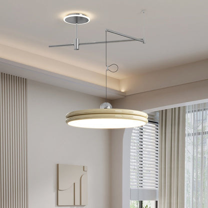 Nordisk LED taklampa med svängbar arm och justerbar höjd för matsal vardagsrum kök