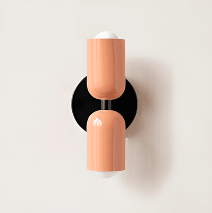 Modern rund vägglampa med LED belysning och elegant design för sovrum vardagsrum och hall