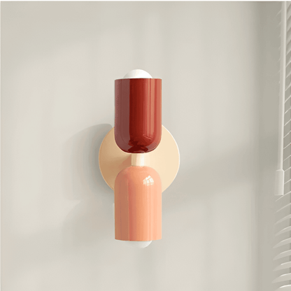 Modern rund vägglampa med LED belysning och elegant design för sovrum vardagsrum och hall