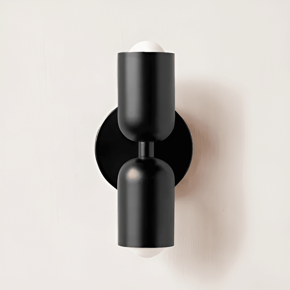 Modern rund vägglampa med LED belysning och elegant design för sovrum vardagsrum och hall